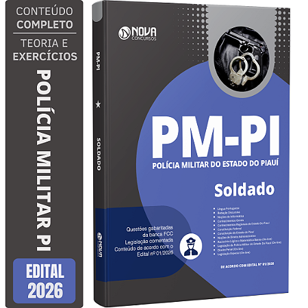 Apostila PM PI 2026 - Soldado
