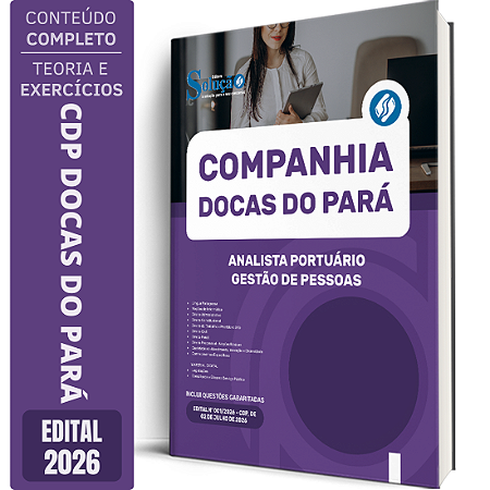 Apostila CDP PA Docas do Pará 2026 Analista Portuário - Gestão de Pessoas