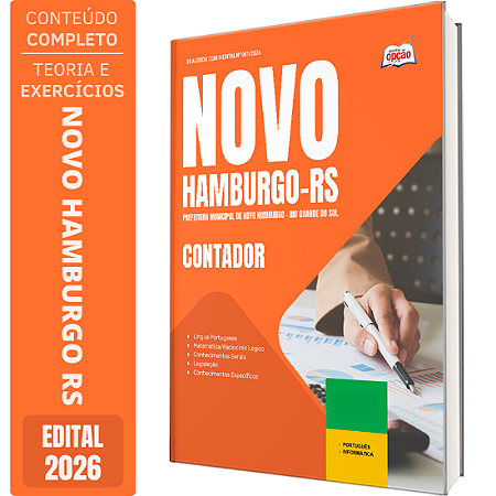 Apostila Prefeitura de Novo Hamburgo RS 2026 - Contador