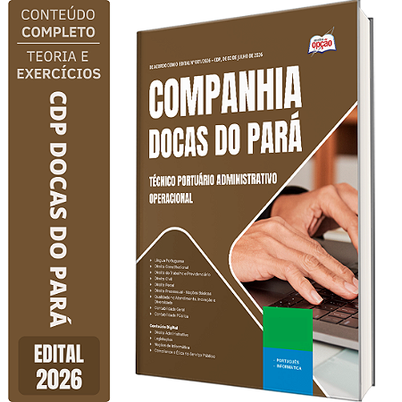 Apostila CDP PA Docas do Pará 2026 Analista Portuário - Contabilidade