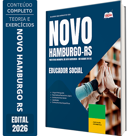 Apostila Prefeitura de Novo Hamburgo RS 2026 - Educador Social