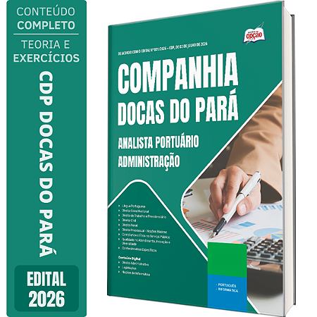 Apostila CDP Docas do Pará 2026 - Técnico Portuário de Segurança do Trabalho