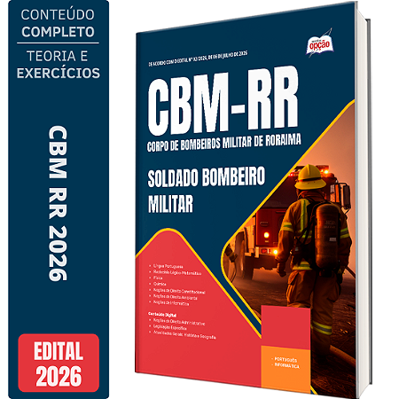 Apostila CBM RR 2026 - Soldado Bombeiro Militar