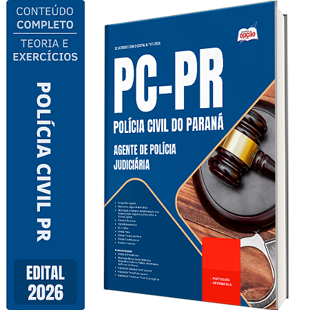 Apostila PC PR 2026 - Agente de Polícia Judiciária