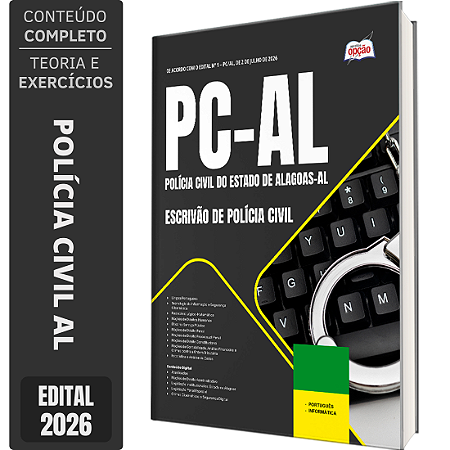 Apostila PC AL 2026 - Escrivão de Polícia Civil