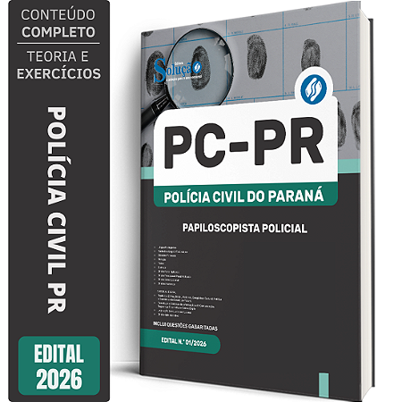 Apostila PC PR 2026 - Papiloscopista Policial