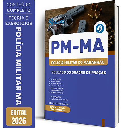Apostila PM MA 2026 - Soldado do Quadro de Praças