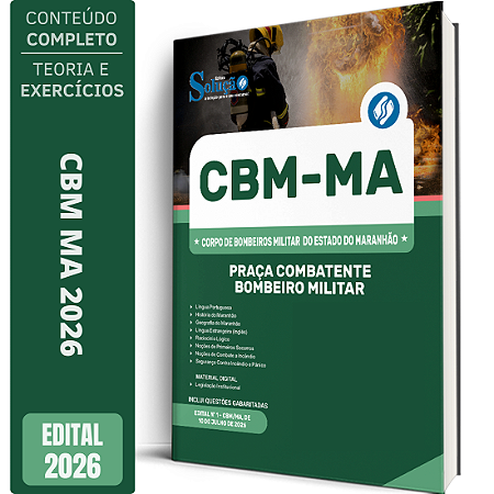 Apostila CBM MA 2026 - Praça Combatente Bombeiro Militar
