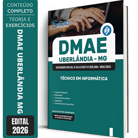 Apostila DMAE Uberlândia MG 2026 - Técnico em Informática