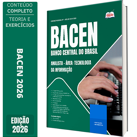 Apostila BACEN 2026 Analista - Área: Tecnologia da Informação