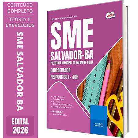 Apostila SME Salvador BA 2026 Coordenador Pedagógico 1 - 40h