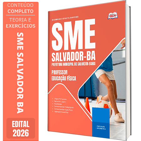 Apostila SME Salvador BA 2026 Professor - Educação Física
