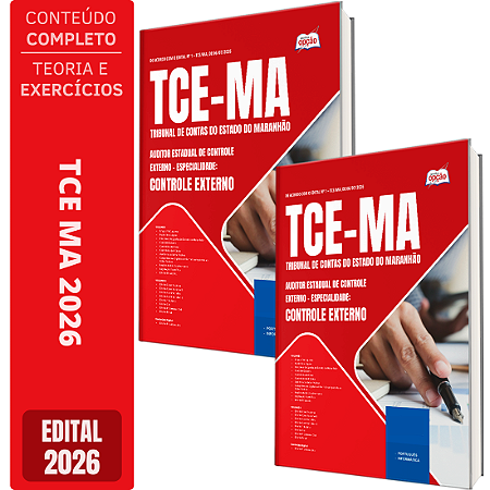 Apostila TCE MA 2026 Auditor Estadual de Controle Externo - Especialidade: Controle Externo
