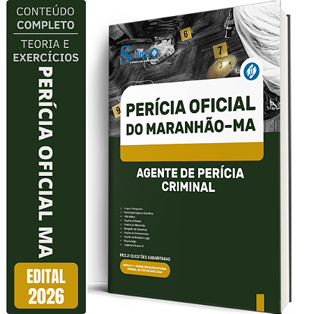 Apostila Perícia Oficial MA 2026 Agente de Perícia Criminal - Especialidade: Generalista