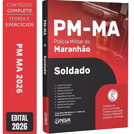 Apostila PM MA 2026 - Soldado do Quadro de Praças (QP)