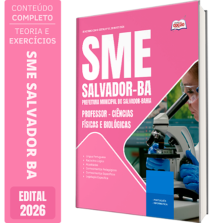Apostila SME Salvador BA 2026 Professor - Ciências Físicas e Biológicas