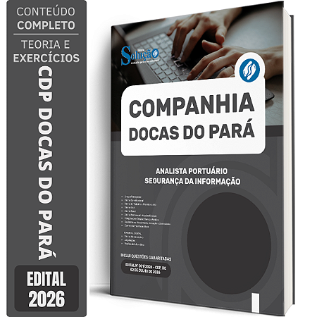 Apostila CDP Docas do Pará 2026 Analista Portuário - Segurança da Informação