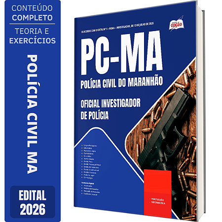 Apostila PC MA 2026 - Oficial Investigador de Polícia