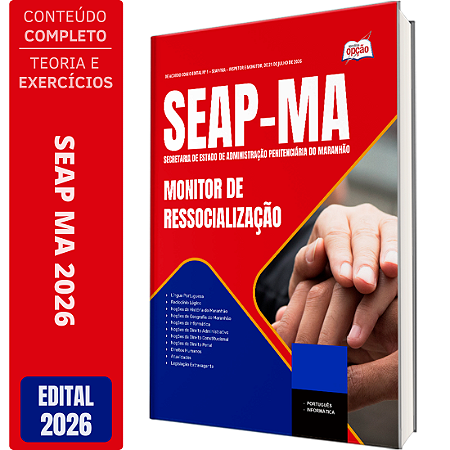Apostila SEAP MA 2026 - Monitor de Ressocialização