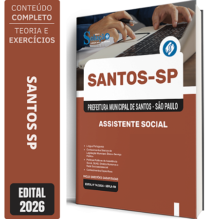 Apostila Prefeitura de Santos SP 2026 - Assistente Social