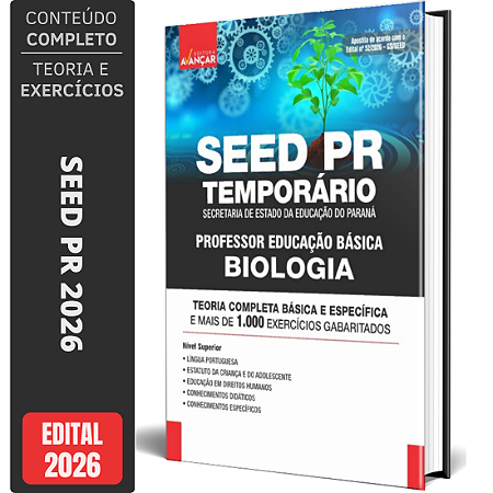 Apostila SEED PR 2026 Professor de Educação Básica - Biologia