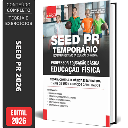 Apostila SEED PR 2026 Professor de Educação Básica - Educação Física