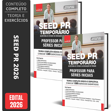 Apostila SEED PR 2026 Professor para Séries Iniciais