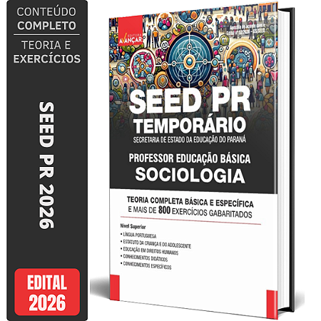 Apostila SEED PR 2026 Professor de Educação Básica - Sociologia