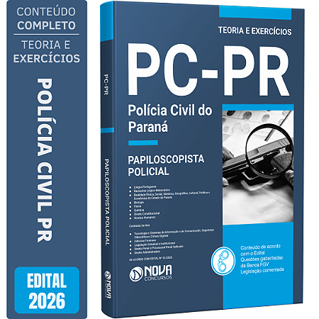 Apostila PC PR 2026 - Papiloscopista Policial