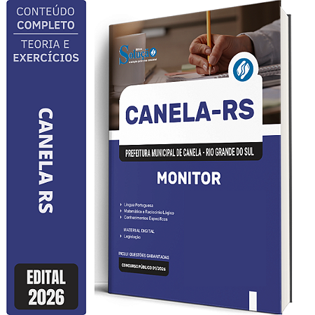Apostila Prefeitura de Canela RS 2026 - Monitor