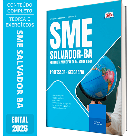 Apostila SME Salvador BA 2026 Professor - Geografia