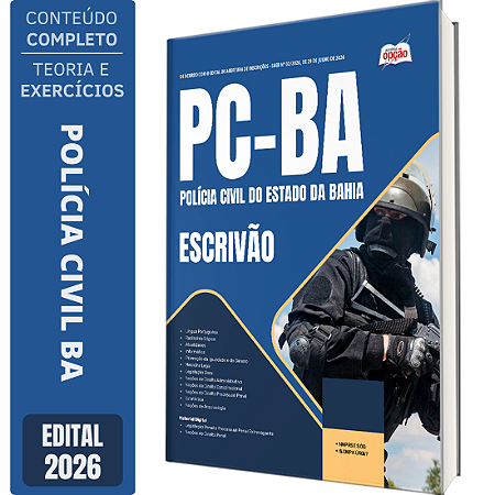 Apostila PC BA 2026 - Escrivão de Polícia Civil
