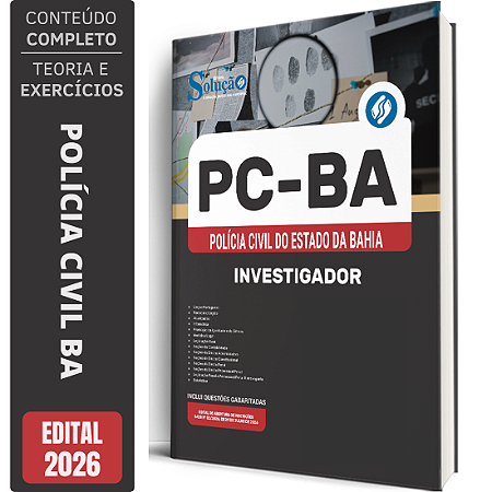 Apostila PC BA 2026 - Investigador de Polícia Civil