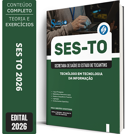 Apostila SES TO 2026 - Tecnólogo em Tecnologia da Informação