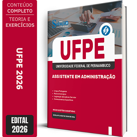 Apostila UFPE 2026 Técnico Administrativo em Educação - Assistente em Administração