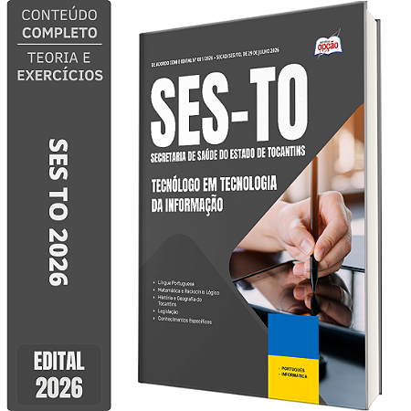 Apostila SES TO 2026 - Tecnólogo em Tecnologia da Informação