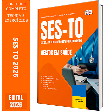 Apostila SES TO 2026 - Gestor em Saúde