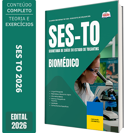 Apostila SES TO 2026 - Biomédico