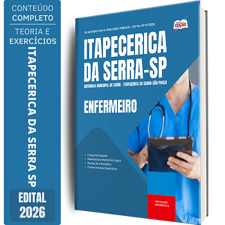 Apostila AMS Itapecerica SP 2026 - Enfermeiro