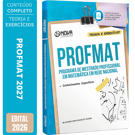 Apostila PROFMAT - Programa de Mestrado Profissional em Matemática em Rede Nacional 2027