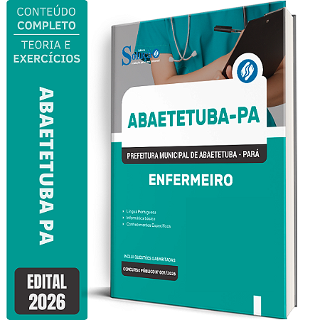Apostila Prefeitura de Abaetetuba PA 2026 - Enfermeiro
