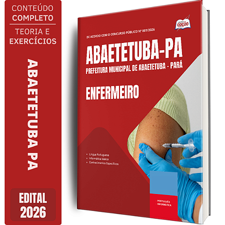 Apostila Prefeitura de Abaetetuba PA 2026 - Enfermeiro