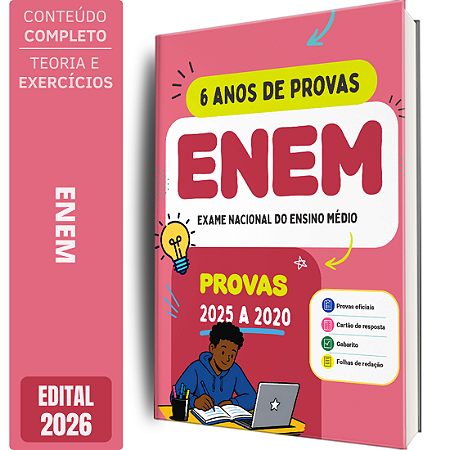 Apostila ENEM - 6 Anos de Provas (2025 a 2020)