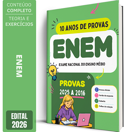 Apostila ENEM - 10 Anos de Provas (2025 a 2016)