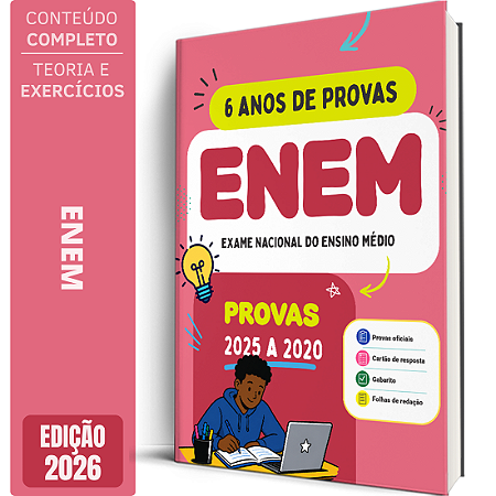 Apostila ENEM - 6 Anos de Provas (2025 a 2020)