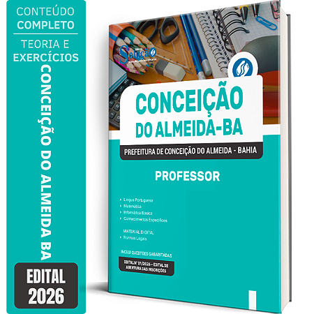 Apostila Prefeitura de Conceição do Almeida BA 2026 - Professor