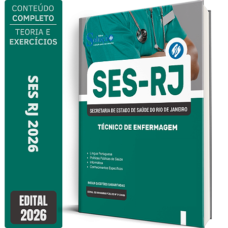 Apostila SES RJ 2026 - Técnico de Enfermagem