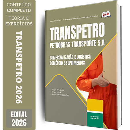 Apostila Transpetro 2026 Comercialização e Logística - Comércio e Suprimentos