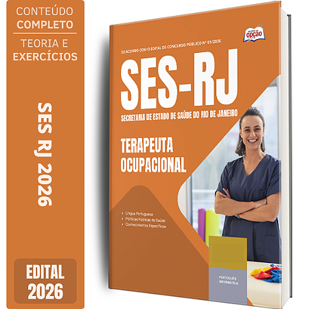 Apostila SES RJ 2026 - Terapeuta Ocupacional