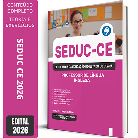 Apostila SEDUC CE 2026 - Professor de Língua Inglesa